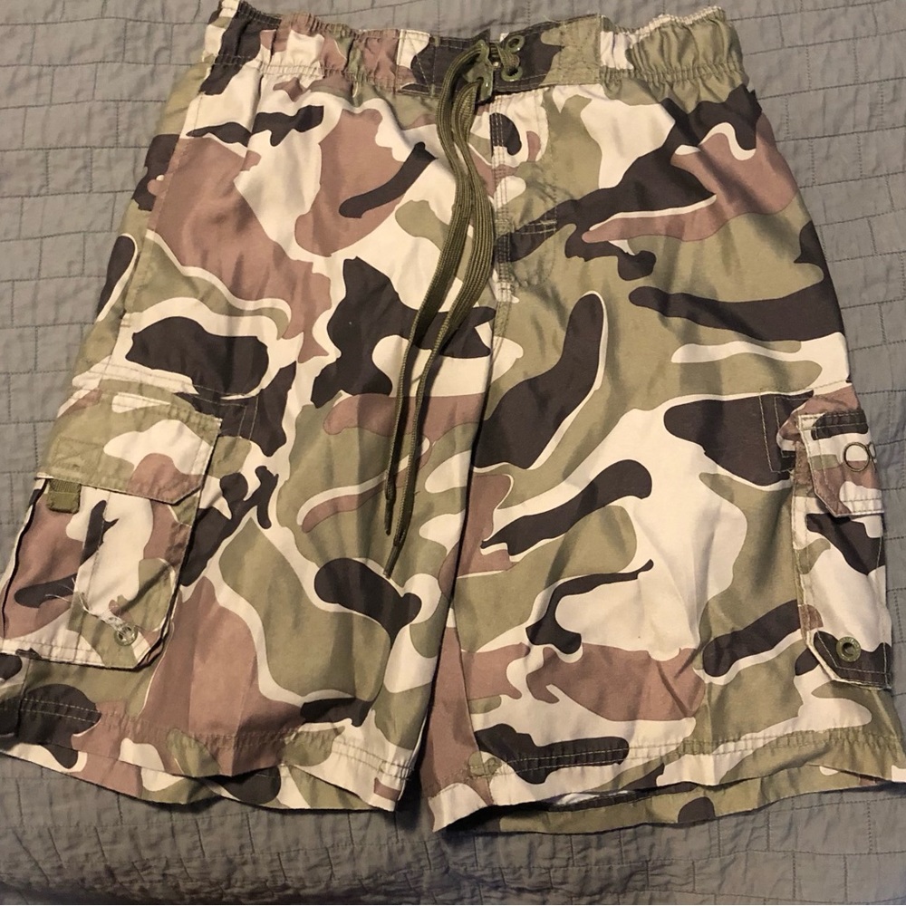 Another pair of camo swim trunks. Different size.